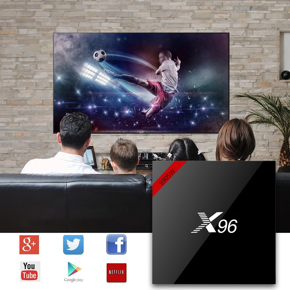X96W Android TV Box アンドロイドテレビボックス Android7.1サポート、4K、2GB +16GB