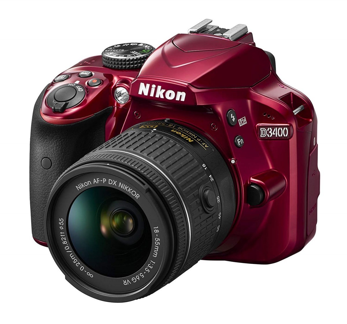 Nikon デジタル一眼レフカメラ D3400 ダブルズームキット レッド D3400WZRD