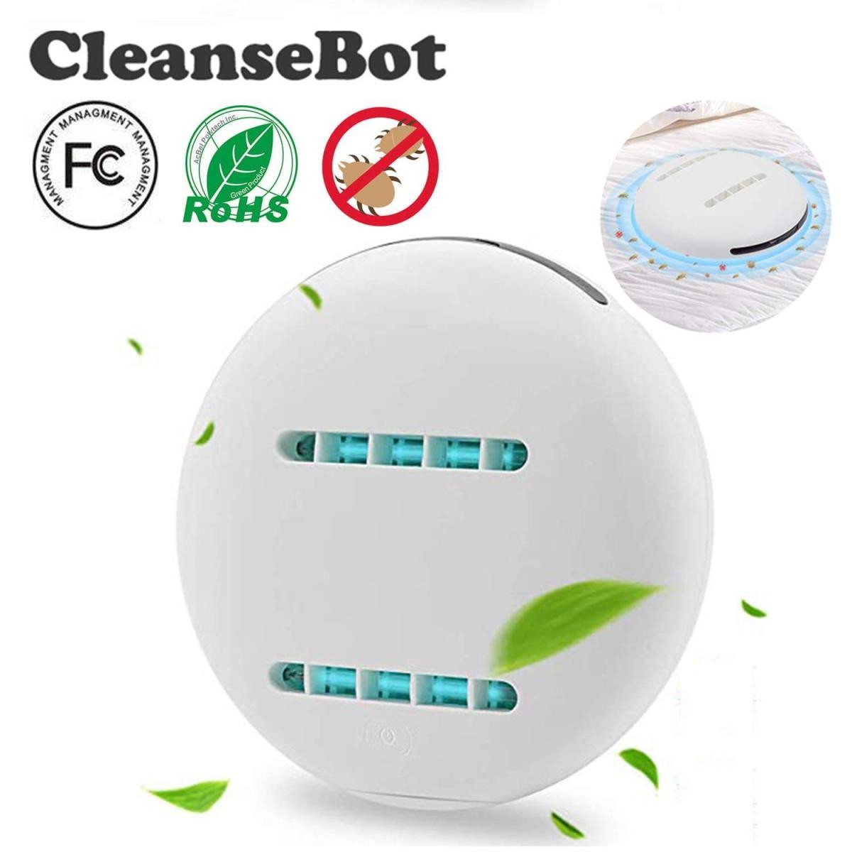 布団クリーナー Cleansebot ロボット掃除機 床拭き ダニ取り 除菌率99.99% ミニクリーナー 衝突&落下防止 PSE認証 ふとん用 カーペット/畳/ベッド/布団