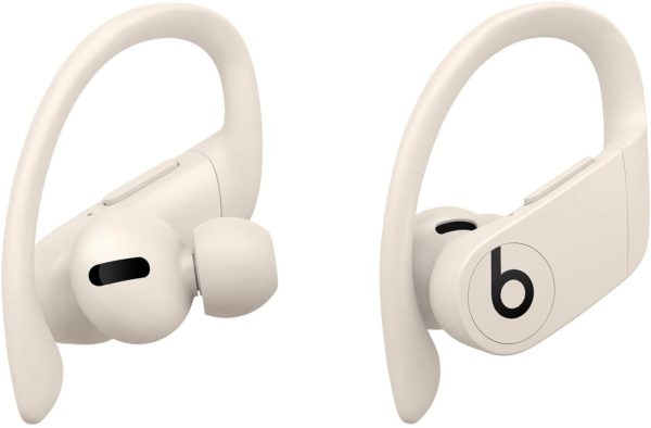 Powerbeats Pro 完全ワイヤレスイヤホン -Apple H1ヘッドフォンチップ、Class 1 Bluetooth、最長9時間の再生時間、耐汗仕様のイヤーバッド - アイボリー